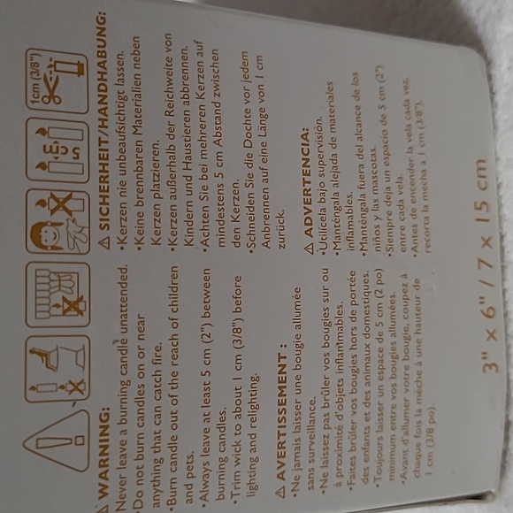 PARTY LIFE GLO LITE THE WORLD'S BRIGHTEST PILAR CANDLE ICES SNOWBERRIES 3"X6" - Picture 9 of 13